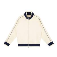 Color Block Raglan Sleeve Zip Track Jacket