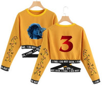 Weird Story 3 Short Long Sleeve Sweatshirt