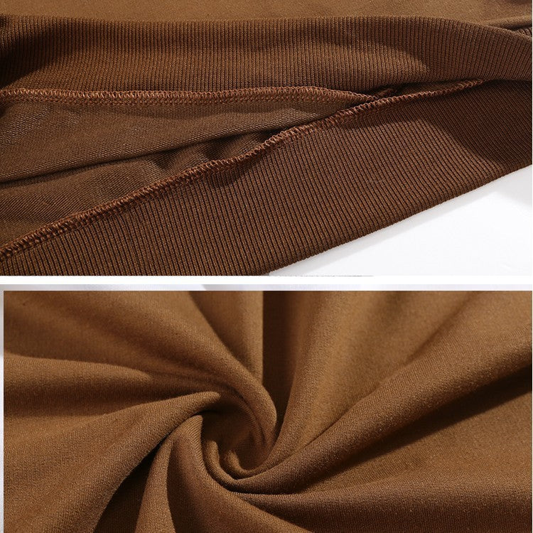 Women's color matching loose sweater