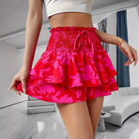 Women's All-match Casual Bohemian Dress Printed Short Skirt