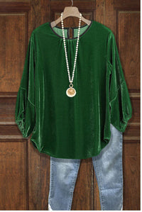 All-matching Elegant Loose Long Sleeve Bottoming Shirt