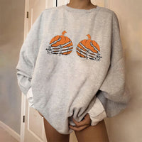 Holy Festival skull print long sleeve sweatshirt