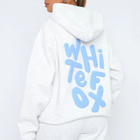 New ladies' spring, autumn and winter hoodie with long sleeves, pullover and hood