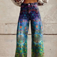 Plus Size Women's Casual Thin Imitation Jeans