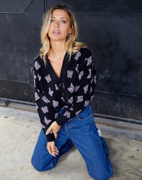 Temperament Commute Long Sleeve Knitted Long Sleeve Cardigan