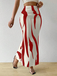 European And American Zebra Pattern Slimming Dress