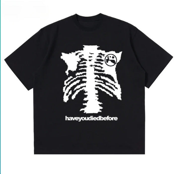 Women's Casual Printed Loose Short Sleeve