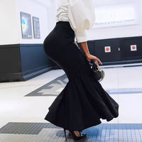 Sheath Long Fishtail Elegant Skirt