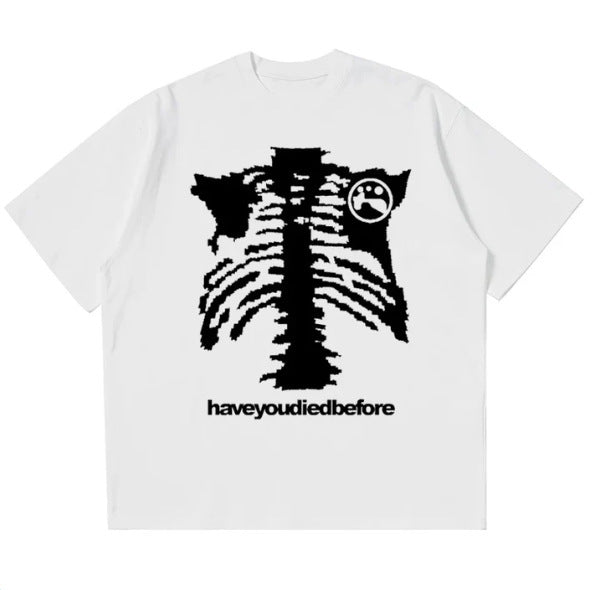 Women's Casual Printed Loose Short Sleeve