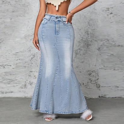 Fashion Temperament Leisure Women's Denim Dress