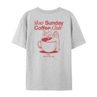 Vintage Coffee Club Short Sleeve Hippie Lady Cute