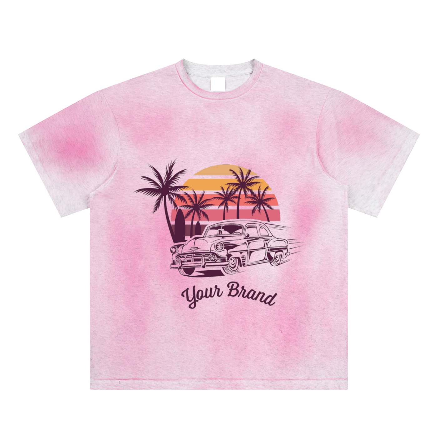 Sun Fade Hand-Painted T-Shirt