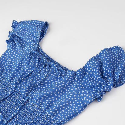 Women's Elegant And Fashionable Printed Midi Dress