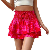 Women's All-match Casual Bohemian Dress Printed Short Skirt