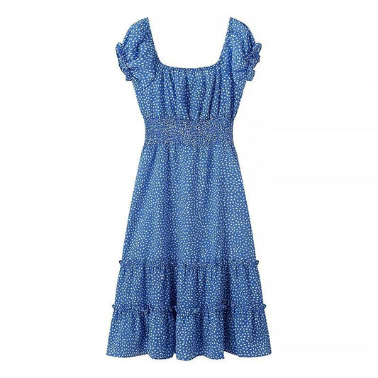 Women's Elegant And Fashionable Printed Midi Dress