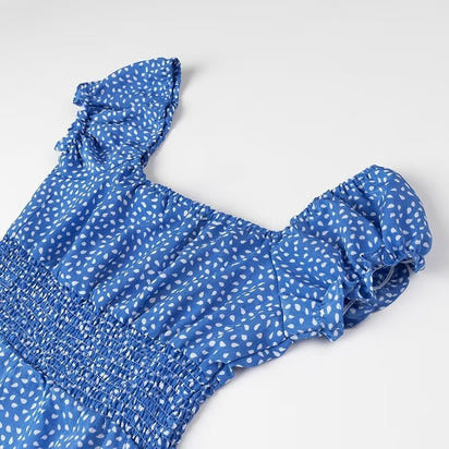 Women's Elegant And Fashionable Printed Midi Dress