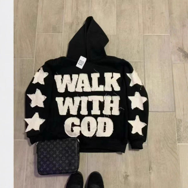 Cool Kids Street hoodie, Gothic top, embroidered hoodie, Model 2118#2119