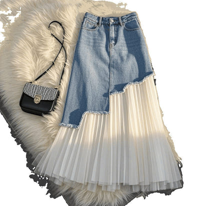 New French Entry Lux Temperament Skirt Women