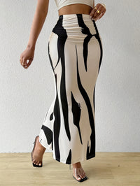 European And American Zebra Pattern Slimming Dress