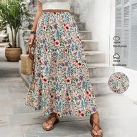 Women's Fashionable Personalized Floral Pastoral Skirt